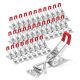 POWERTEC 220 lbs. Holding Capacity Pull Action Latch Toggle Clamp 4001 with Red Vinyl Handle Grip (32-Pack)