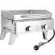 SKONYON 2-Burner Portable Tabletop Propane Gas Grill in Stainless Steel