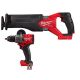 Milwaukee M18 FUEL 18-Volt Lithium-Ion Brushless Cordless 1/2 in. Hammer Drill/Driver and SAWZALL Reciprocating Saw
