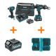 Makita 40V Max XGT Brushless Cordless 2-Piece Combo Kit 2.5Ah and w/ ImpactX Bit Set (40-Piece) 40V Max XGT 2.5Ah Battery