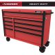 Husky Heavy-Duty 52 in. W x 20 in. D 9-Drawer Matte Red Rolling Tool Cabinet