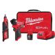 Milwaukee M12 FUEL 12-Volt Lithium-Ion Brushless Cordless 1/4 in. Hex Impact Driver Kit w/Rotary Tool