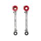 Milwaukee 3/4 in. Linemans 5-In-1 Ratcheting Wrench Set (2-Piece)