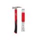 Milwaukee 19 oz. Smooth Face Poly/Fiberglass Handle Hammer with 12 in. Pry Bar