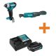 Makita 12V max CXT Lithium-Ion 3/8 in. Impact Wrench and 12V max CXT Sq. Drive Ratchet with 12V max CXT 2.0Ah Starter Kit