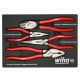 Wiha Classic Grip Pliers and Cutters Tray Set (4-Piece)
