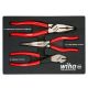 Wiha Classic Grip Pliers and Cutters Tray Set (3-Piece )