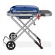 Weber Traveler Portable Propane Gas Grill in Deep Ocean Blue