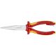 KNIPEX Long Nose Pliers with Cutter-1000V Insulated-Tethered Attachment, 8