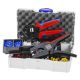 KNIPEX Crimping Kit (Crimping pliers, Automatic wire stripper and assortment of wire ferrules with/without collar)