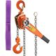 VEVOR 0.75-Ton Lever Chain Hoist 1650 lbs. CAP Ratchet Puller Hoist 10 ft. Lifting Height w/ 2 Heavy-Duty Steel Hooks, 1 Sling