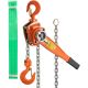 VEVOR 1.5-Ton Lever Chain Hoist 3300 lbs. Cap Ratchet Puller with 20 ft. Lifting Height, 2 Heavy-Duty Steel Hooks with 1 Sling