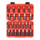 TEKTON 1/2 in. Drive Hex Bit Impact Socket Set, 24-Piece (1/4-3/4 in., 6-19 mm)