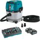 Makita 40V max XGT Brushless Cordless 4 Gallon HEPA Filter Dry Dust Extractor Kit, with AWS Capable (4. 0Ah)