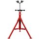 VEVOR Pipe Jack Stand 1300 lbs. Welding Pipe Stand 28 in. to 52 in. 1107S-Type with 2-Ball Transfer V-Head for Welding Pipe