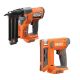 RIDGID 18V Brushless Cordless 18-Gauge 2-1/8 in. Brad Nailer with 18V Cordless 3/8 in. Crown Stapler (Tools Only)