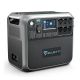 BLUETTI 2000W Continuous/4800W Peak Output Power Station AC200P Black Push Button Start LiFePO4 Battery Solar Generator