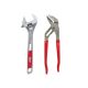 Milwaukee 12 in. Adjustable Wrench with 10 in. Smooth Jaw Plier (2-Pieces)