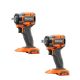 RIDGID 18V SubCompact Brushless Cordless 3/8 in. Impact Wrench and 18V SubCompact Brushless 1/2 in. Impact Wrench (Tools Only)