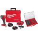 Milwaukee M18 FUEL 18V Lithium-Ion Brushless Cordless 3/8 in. Compact Impact Wrench FR Kit w/PO Metric/SAE Socket Set (36-Piece)