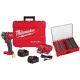 Milwaukee M18 FUEL 18V Lithium-Ion Brushless Cordless 1/2 in. Compact Impact Wrench PD Kit w/PO SAE Metric Socket Set (31-Piece)