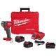 Milwaukee M18 FUEL 18-Volt Lithium-Ion Brushless Cordless 1/2 in. Compact Impact Wrench with F Ring Kit, (3) Resistant Batteries