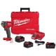 Milwaukee M18 FUEL 18-Volt Lithium-Ion Brushless Cordless 1/2 in. Compact Impact Wrench w/P Detent Kit w/(3) Resistant Batteries