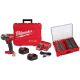 Milwaukee M18 FUEL 18V Lithium-Ion Brushless Cordless 1/2 in. Mid-Torque Impact Wrench PD Kit w/ PO SAE Metric Socket Set 31-Piece