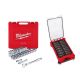 Milwaukee 1/2 in. Drive SAE/Metric Ratchet & Socket Tool Set & 1/2 in. Drive Metric Deep Well PACKOUT Impact Socket Set (63-Piece)