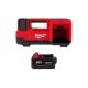 Milwaukee M18 18-Volt Lithium-Ion Cordless Inflator w/M18 18-Volt 5.0 Ah Lithium-Ion XC Extended Capacity Battery Pack