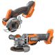 RIDGID 18V Brushless Cordless 2-Tool Combo Kit with SubCompact Multi-Material Saw and Angle Grinder (Tools Only)