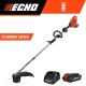 ECHO 56V Brushless Cordless Battery Attachment Capable 16 in. String Trimmer w/ Speed-Feed Head and 2.5Ah Battery and Charger