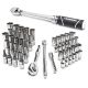 Husky 1/4 in. Drive Mechanics Tool Set with Drive Torque Wrench (51-Piece)