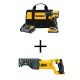 DEWALT ATOMIC 20V Lithium-Ion Cordless Compact 1/2 in. Drill/Driver Kit and RecipSaw with 2.0Ah Battery and Charger