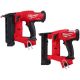 Milwaukee M18 FUEL Brushless Cordless 18-Gauge 1/4 in. Narrow Crown Stapler w/M18 FUEL Brushless Cordless 18-Gauge Brad Nailer