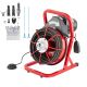 VEVOR Electric Drain Auger 75 ft. x 1/2 in. Drain Cleaner Machine 370- Watt w/ Cutters Glove Sewer Snake fit 2 to 4 in. Pipe