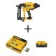 DEWALT 20V Maximum 9-Gauge Cordless Fencing Stapler w/1.75 in. x 9 GA Paper Tape Fencing Staples (960-per Box) and 5Ah Battery