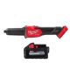 Milwaukee M18 FUEL 18-Volt Lithium Ion Brushless Cordless 1/4 in. Braking Die Grinder Slide Switch with 6. 0Ah High Output Battery
