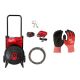 Milwaukee M18 18-Volt Lithium Ion 3/8 in x 75 ft. Cable Cordless Drain Cleaning Drum Machine Kit w/X Large Cut 1 Work Gloves (3PK)