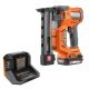 RIDGID 18V Brushless Cordless 18-Gauge Narrow Crown Stapler Kit with 2.0 Ah Battery and Charger