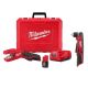 Milwaukee M12 12V Lithium-Ion Cordless Copper Tubing Cutter Kit w/1.5 Ah Battery, Charger & Case w/M12 3/8 in. Right Angle Drill