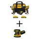 DEWALT Atomic 20-Volt Maximum Lithium-Ion Cordless 2-Tool Combo Kit & Brushless 5 in. Sander w/Two 2Ah Batteries Charger & Bag