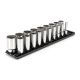 TEKTON 1/2 in. Drive Deep 12-Point Socket Set with Rails (3/8 in.-1-1/2 in.) (19-Piece)