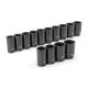TEKTON 1/2 in. Drive Deep 6-Point and 12-Point Axle Nut Impact Socket Set, 14-Piece (27-39 mm)