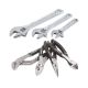 Husky 3-Piece, Double Speed Adjustable Wrench Set and 4-Piece Pliers Set