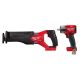 Milwaukee M18 FUEL GEN-2 18V Lithium-Ion Brushless Cordless SAWZALL Reciprocating Saw & M18 FUEL Mid-Torque 1/2 in. Impact Wrench