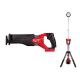 Milwaukee M18 FUEL GEN-2 18V Lithium-Ion Brushless Cordless SAWZALL Reciprocating Saw & M18 FUEL Rocket Dual Power Tower Light