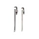 Milwaukee 14 in. Aluminum Pipe Wrench with Power Length Handle and 10 in. Aluminum Pipe Wrench with Power Length Handle