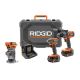 RIDGID 18V Brushless 2-Tool Combo Kit with 6.0 Ah & 4.0 Ah MAX Output Batteries, Charger, Hard Case, & Compact Router