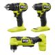 RYOBI ONE+ HP 18V Brushless Cordless Compact 3-Tool Combo Kit w/ Drill/Driver, Impact Wrench, & Right Angle Drill (Tools Only)